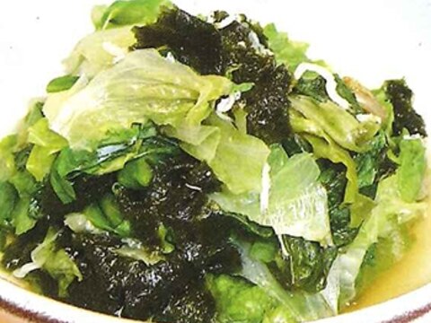 レタスの海苔風味